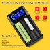 Keynice Speedy Universal Battery Charger, LCD Display 2 Slots Intelligent Battery Charger, USB Smart Charger for Rechargeable Battery Li-ion/IMR/Ni-MH/Ni-Cd AA AAA C 26650 21700 20700 18650 18500