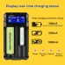 Keynice Speedy Universal Battery Charger, LCD Display 2 Slots Intelligent Battery Charger, USB Smart Charger for Rechargeable Battery Li-ion/IMR/Ni-MH/Ni-Cd AA AAA C 26650 21700 20700 18650 18500